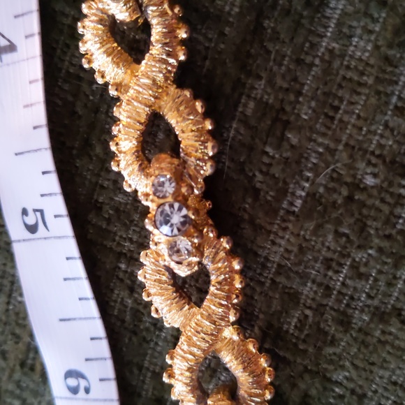 NATORI* vintage 80's rhinestone bracelet, - Picture 13 of 15